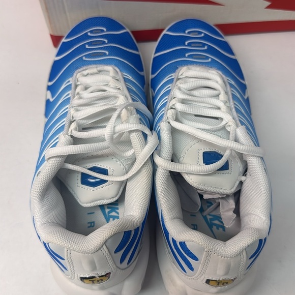 New Nike Air Max Plus Blue and White Sneakers men’s size 8 - Picture 4 of 6